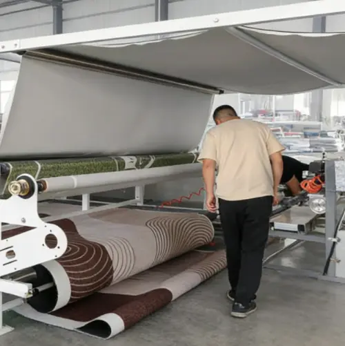 Small Living Room Carpet Transfer printing process