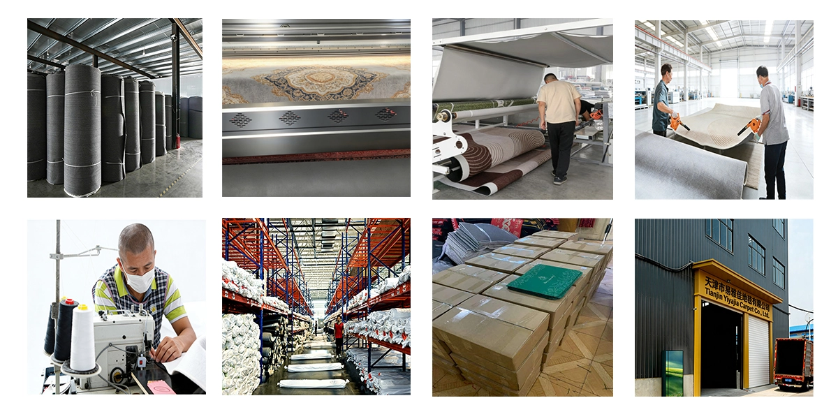 bedroom carpeting Production process