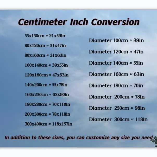 acrylic carpet size