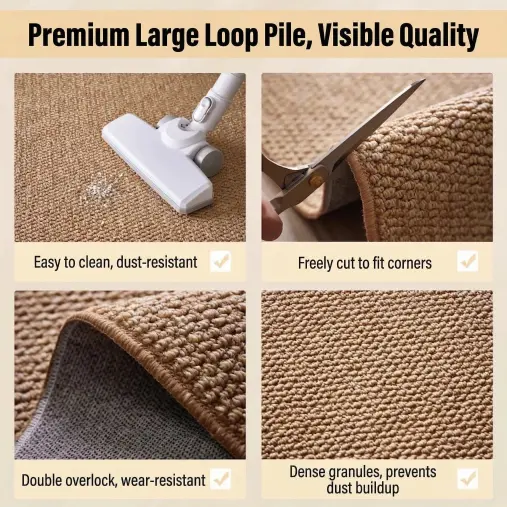Imitation Sisal Carpet Details