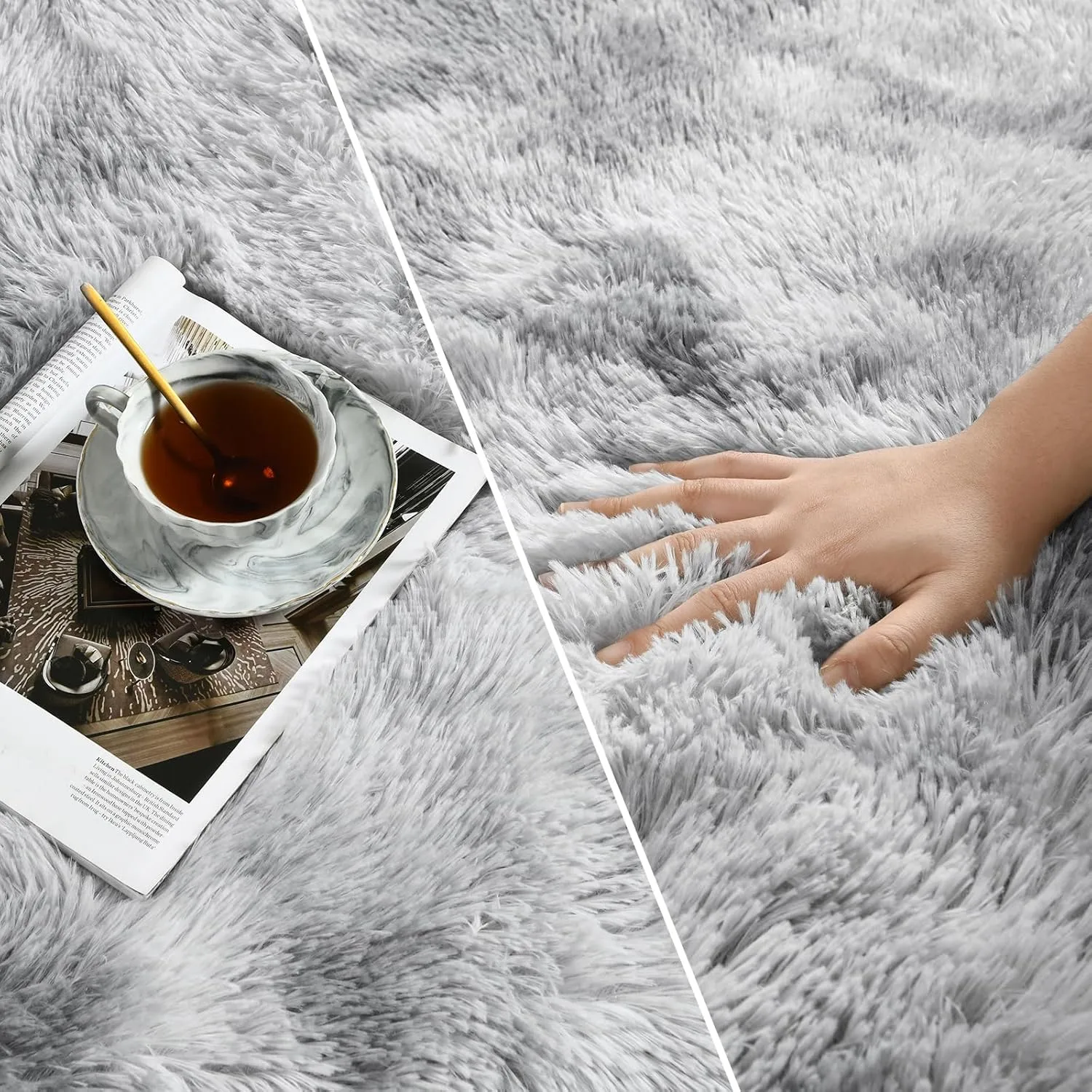 Silk Wool Carpet Material Details