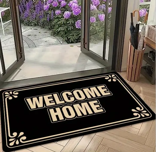 Crystal Velvet Floor Mat Style 2