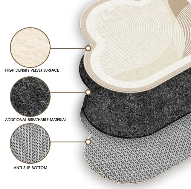 Wabi-Sabi Style Floor Mat Details Wabi-Sabi Style Floor Mat Details