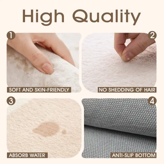 Wabi-Sabi Style Floor Mat Details 