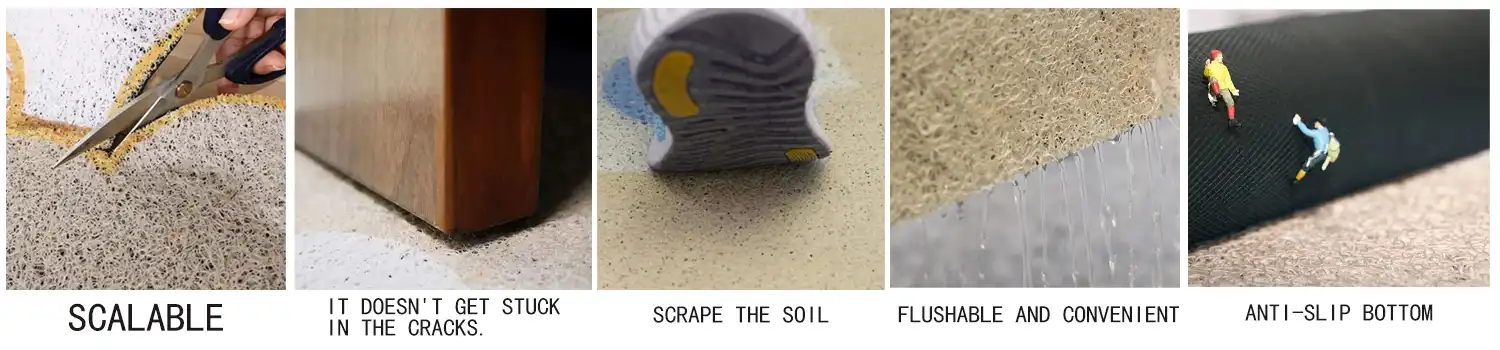Wire coil floor mat  Material 