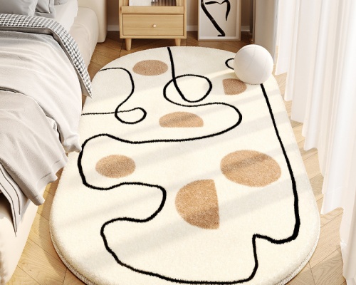 Why are silk and wool carpets suitable for bedrooms?